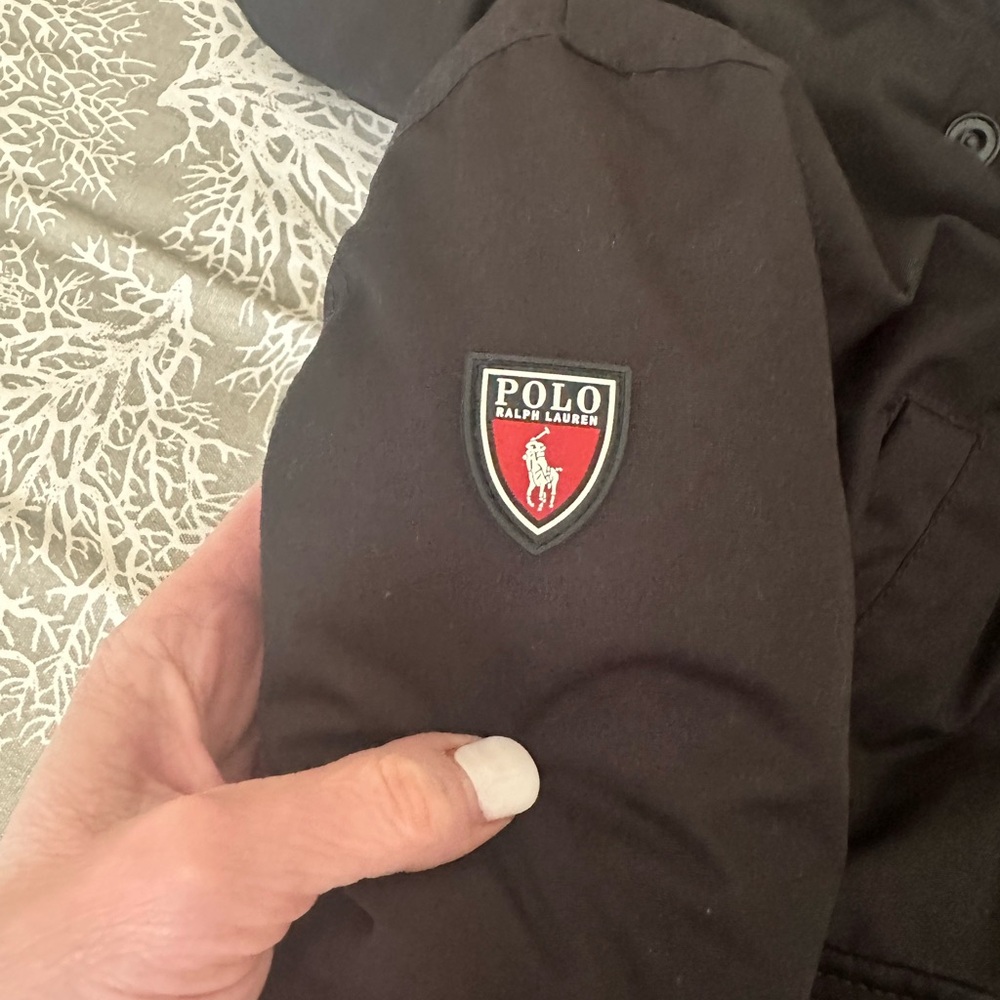 Polo by Ralph Lauren Black Puffer Jacket with Faux Fur Hood - Picture 10 of 10